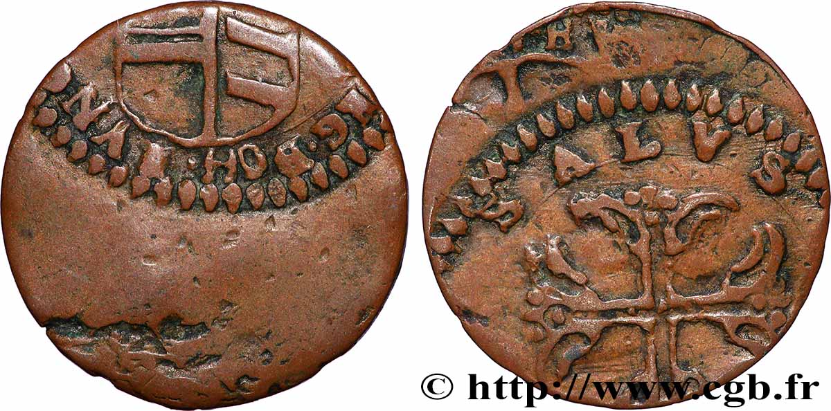 ITALIE - PARME 1 Sesino Marie Thérèse, décentré 1740-1744  TTB 