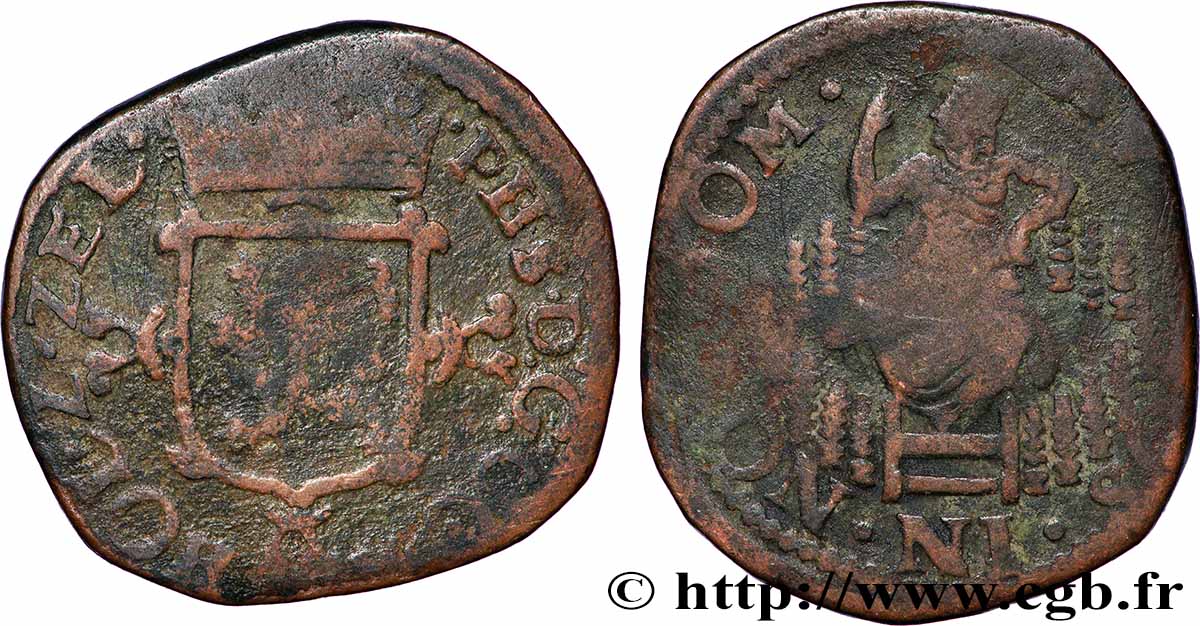 PAYS-BAS ESPAGNOLS - RÉVOLTE Liard Philippe II n.d. Dordrecht S 