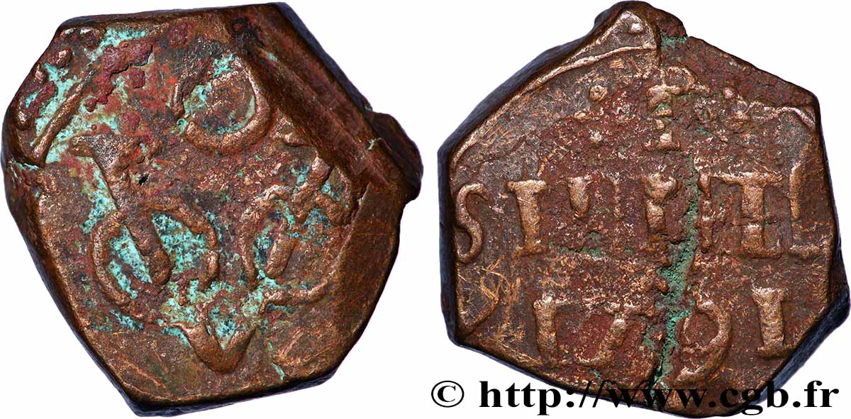 CEYLON 1 Stuiver 1791 Colombo fSS 