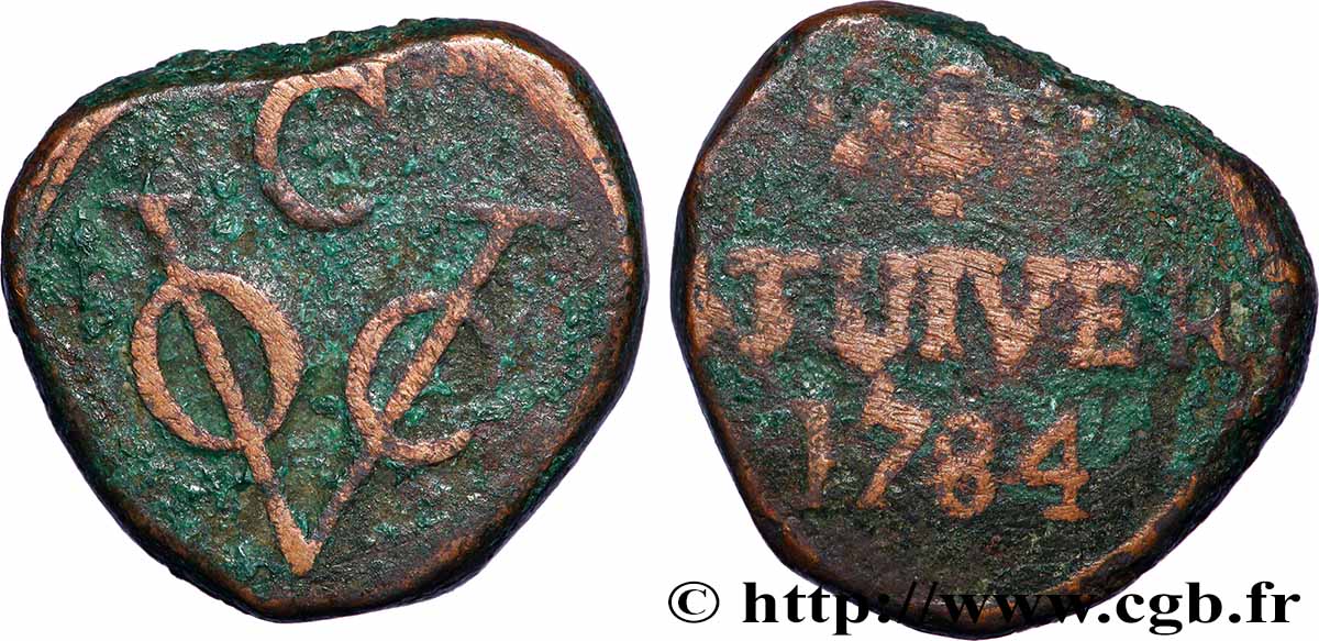 CEILáN 1 Stuiver 1784 Colombo MBC 