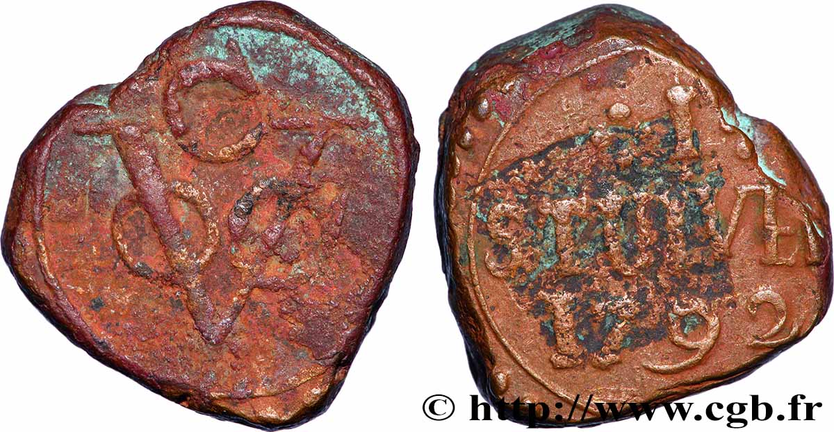 CEYLAN 1 Stuiver 1792 Colombo TTB 