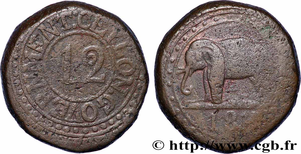 CEILáN 1/12 Rixdollar 181[...]  BC+ 