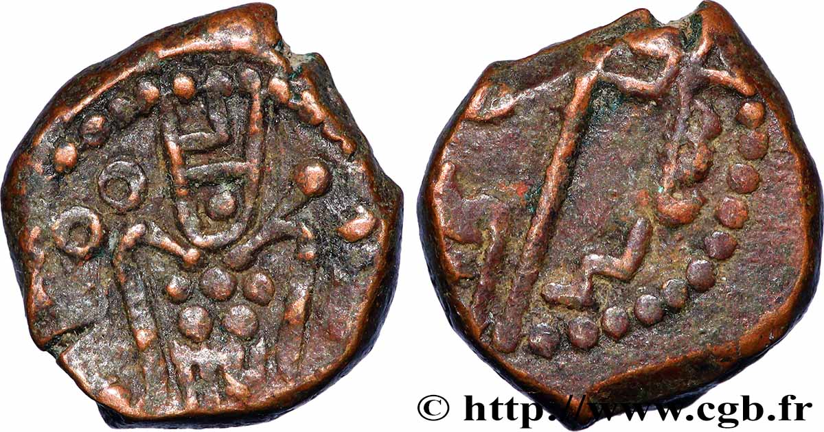 INDES NEERLANDAISES 1 Duit  (1695) Negapatnam TTB 