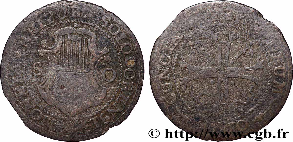 SUISSE - KANTON SOLOTHURN 1/2 Batzen 1760  S 