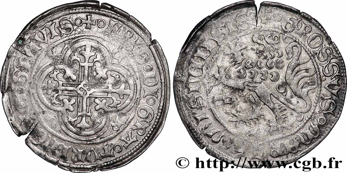 SAXE - DUCHÉ DE SAXE - FRÉDÉRIC Ier LE BELLIQUEUX Gros n.d. Meissen XF 