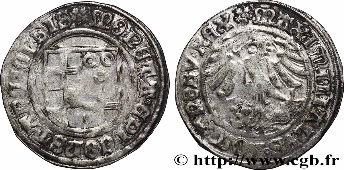 ALLEMAGNE - ÉVÊCHÉ DE CONSTANCE - HUGO VON HOHENLANDENBERG 1 Batzen ND  TTB 