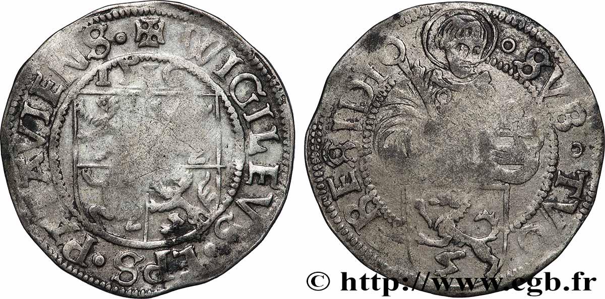 ALLEMAGNE - ÉVÊCHÉ DE PASSAU  1 Batzen - Ernest de Bavières 1520  TB+ 