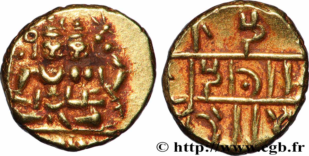 INDIEN - KÖENIGREICH DES VIJAYANAGAR 1/2 Pagode d’or (XIVe-XVIe S.) Atelier indéterminé fVZ 