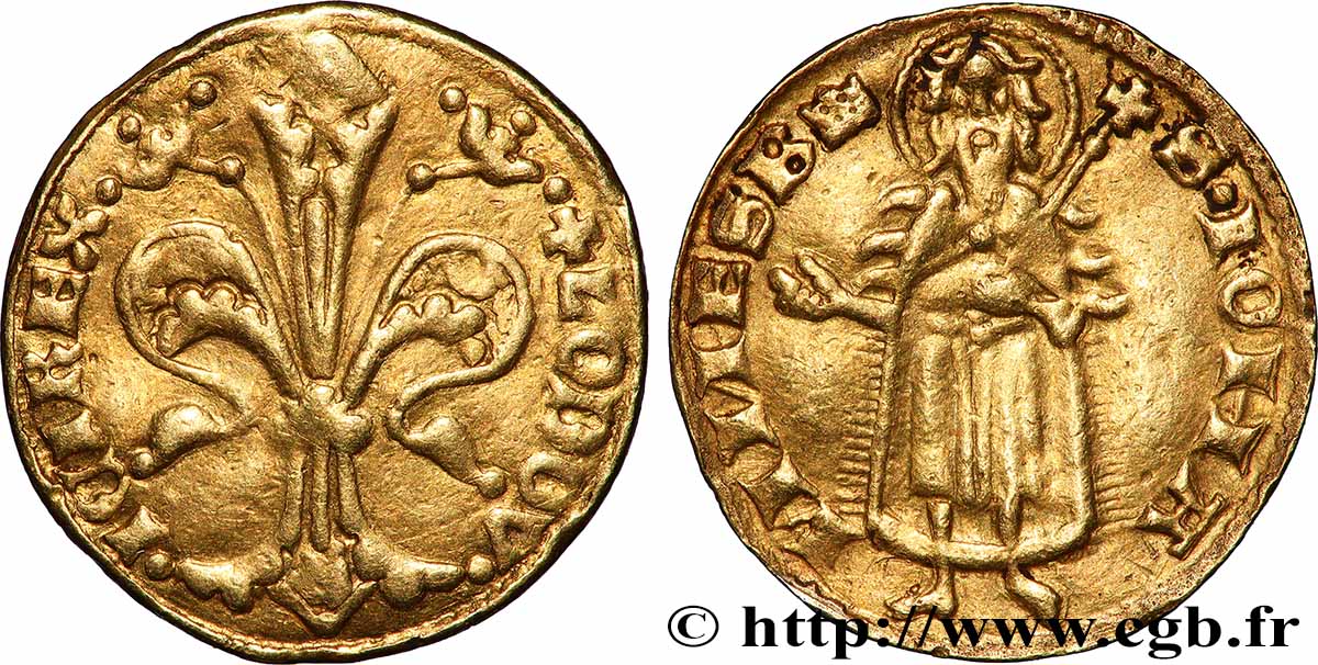 HUNGARY - LOUIS Ier Florin d&nbsp;or c. 1342-1382  q.SPL 