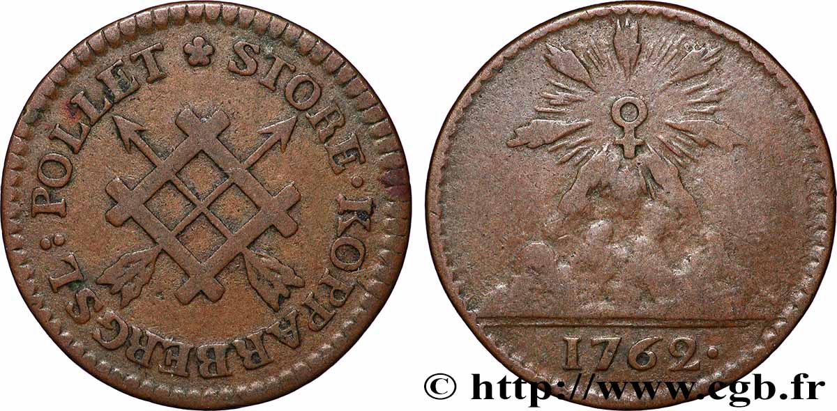SWEDEN 3 Ore 1762  VF 