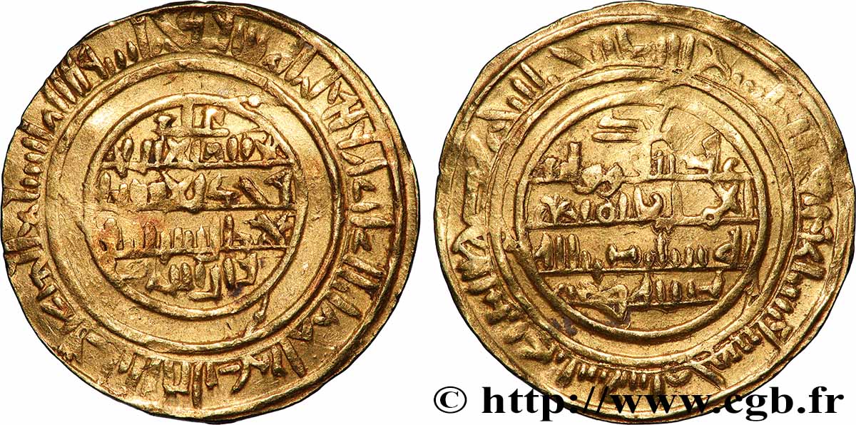 FATIMIDES - AL-MOUSTANSIR Dinar N.D.  SS 