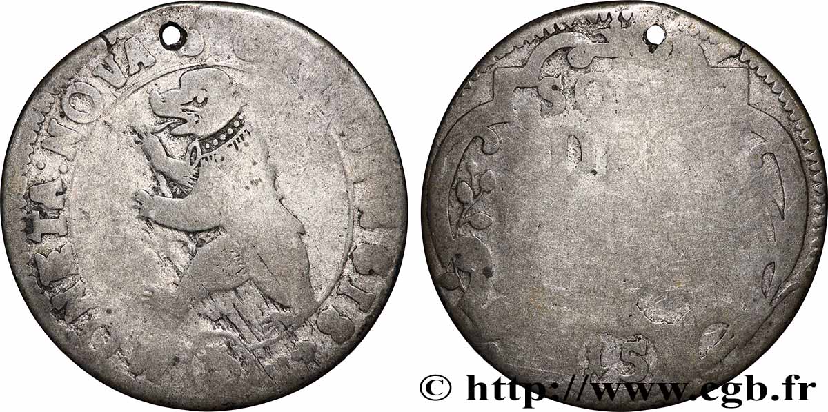 SUISSE - CANTON DE SAINT-GALL 15 Kreuzer 17[....]  B 