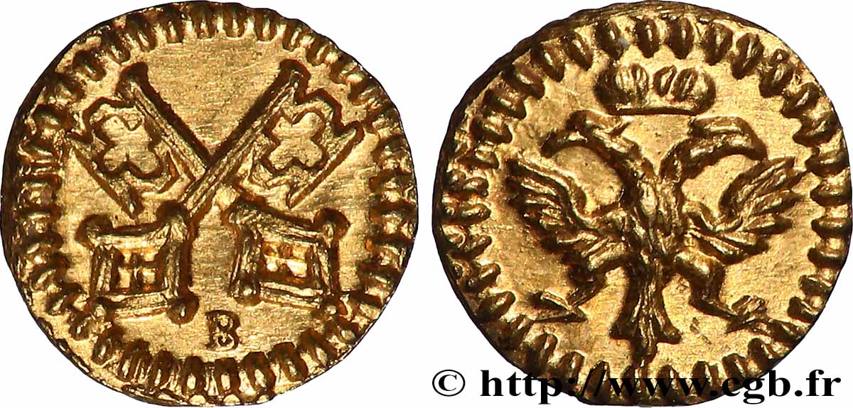 GERMANY - REGENSBURG 1/32 Ducat (1741)  MS 