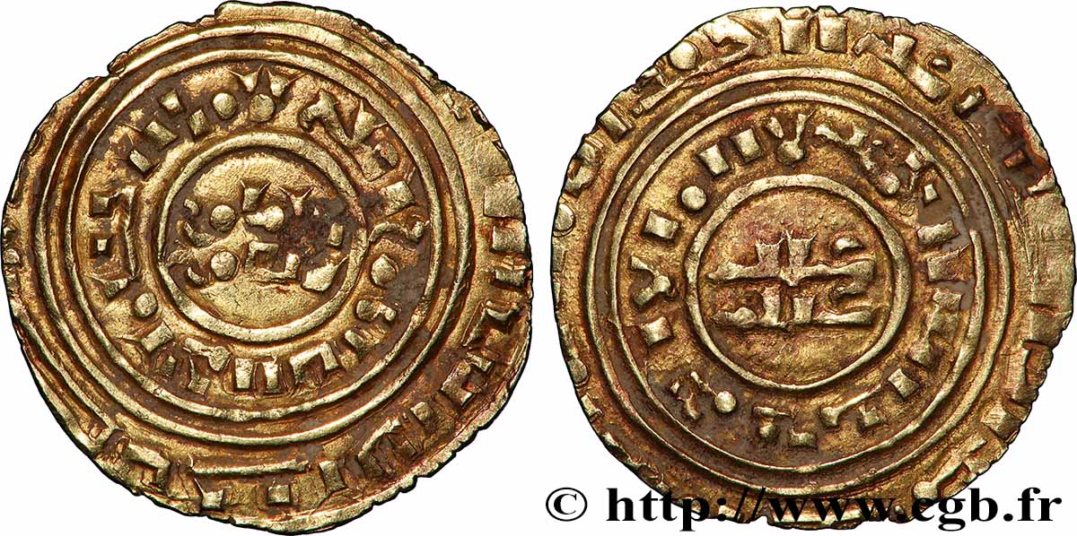 ORIENT LATIN - CROISADES - ANONYME Dinar ou Besant c. 1187-1260 Acre ? BB 