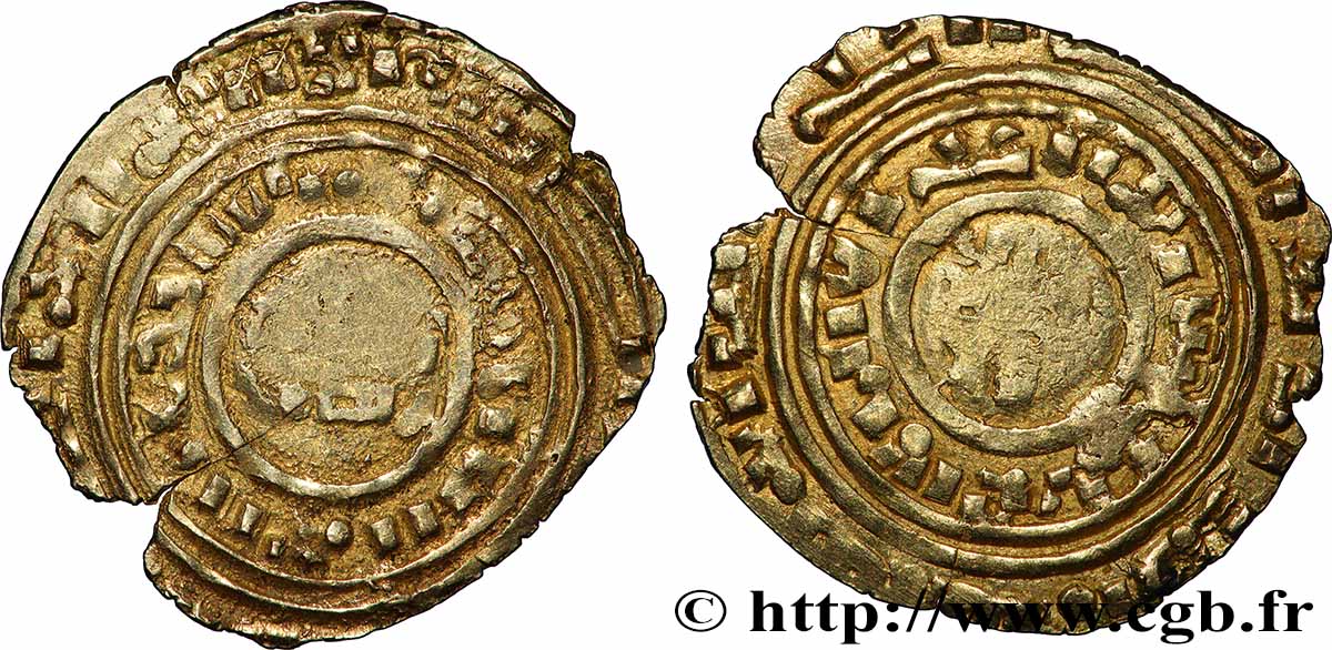 ORIENT LATIN - CROISADES - ANONYME Dinar ou Besant c. 1187-1260 Acre ? q.BB 