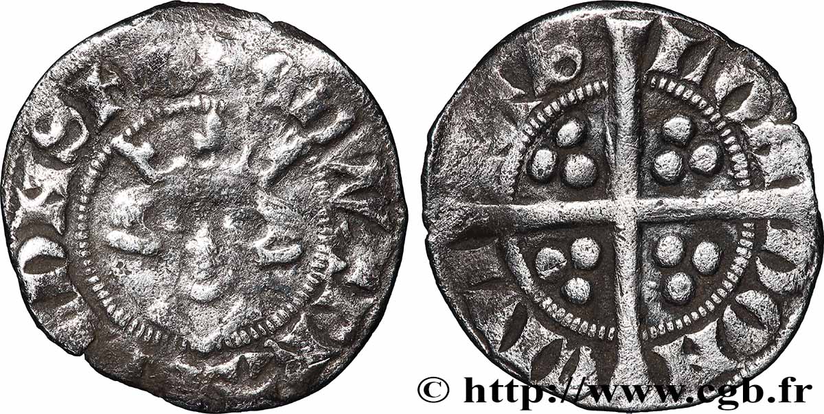 ANGLETERRE - ROYAUME D&nbsp;ANGLETERRE - ÉDOUARD Ier Penny n.d. Londres q.BB 