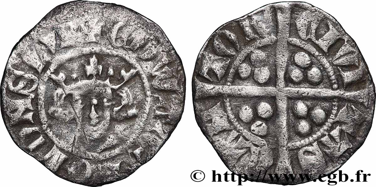 ANGLETERRE - ROYAUME D&nbsp;ANGLETERRE - ÉDOUARD Ier Penny n.d. Canterbury fSS 