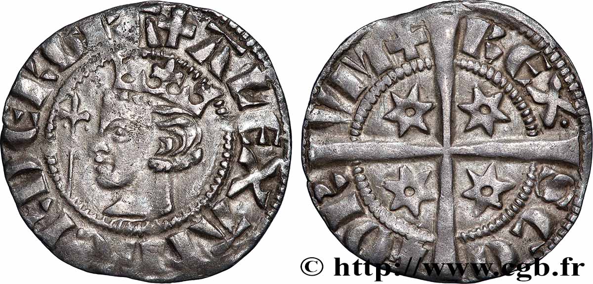 ÉCOSSE - ROYAUME D&nbsp;ÉCOSSE - ALEXANDRE III Penny n.d. Édimbourg TTB 