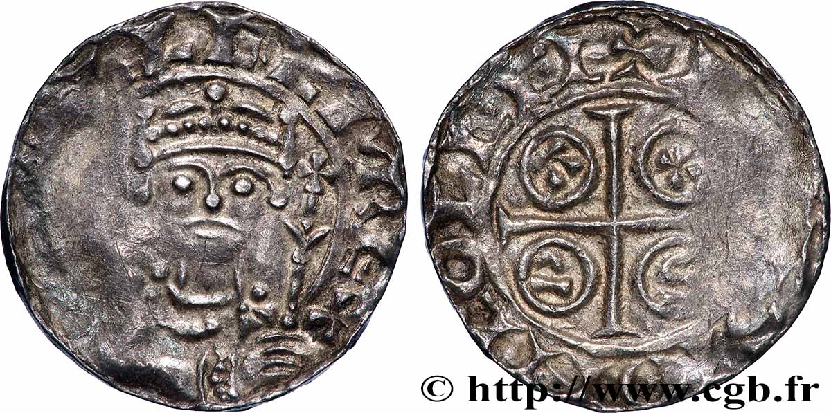 ANGLETERRE - GUILLAUME IER DIT &nbsp;LE CONQUÉRANT&nbsp; Penny au type avec légende PAXS n.d. Winchester TTB 