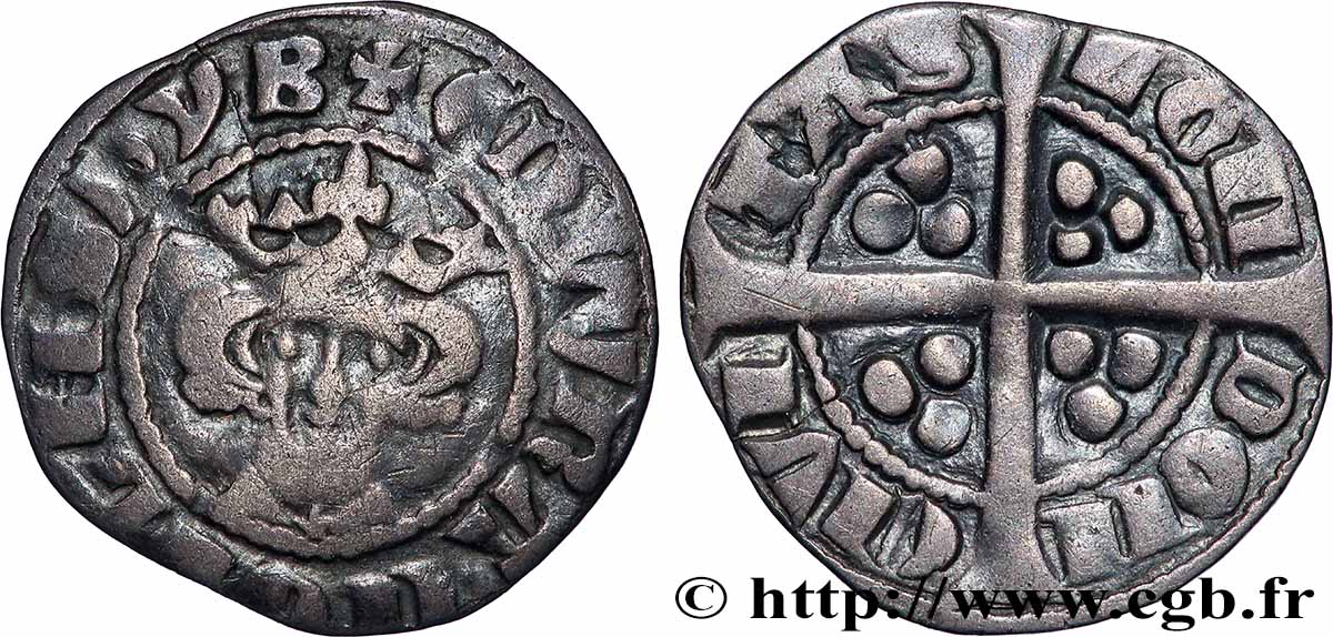 ANGLETERRE - ROYAUME D&nbsp;ANGLETERRE - ÉDOUARD Ier Penny n.d. Londres TB+ 