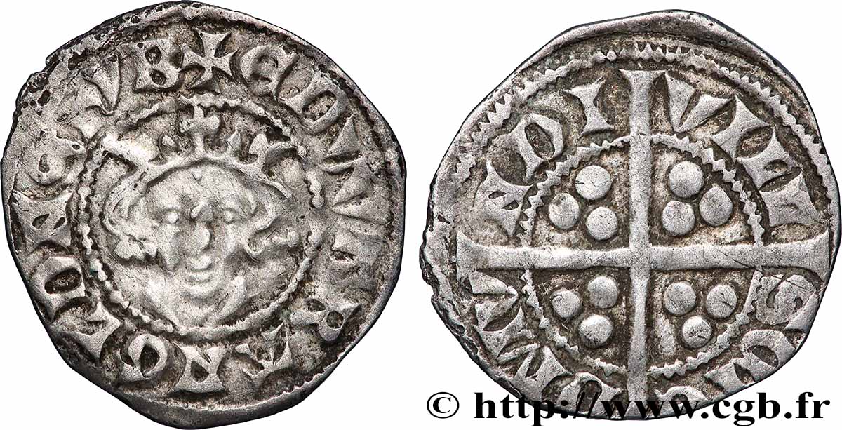 ANGLETERRE - ROYAUME D&nbsp;ANGLETERRE - ÉDOUARD Ier Penny n.d. Bury St Edmunds TTB 