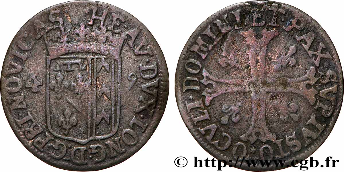 SUISSE - CANTON DE NEUCHATEL 1/2 Batzen Henri II d’Orléans duc de Longueville 1749  TB+ 