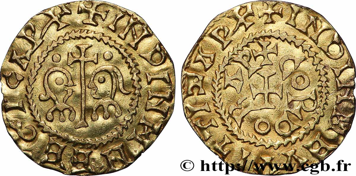 ESPAGNE - WISIGOTHS - EGICA ET WITTIZA Triens n.d. Cordoue SUP 