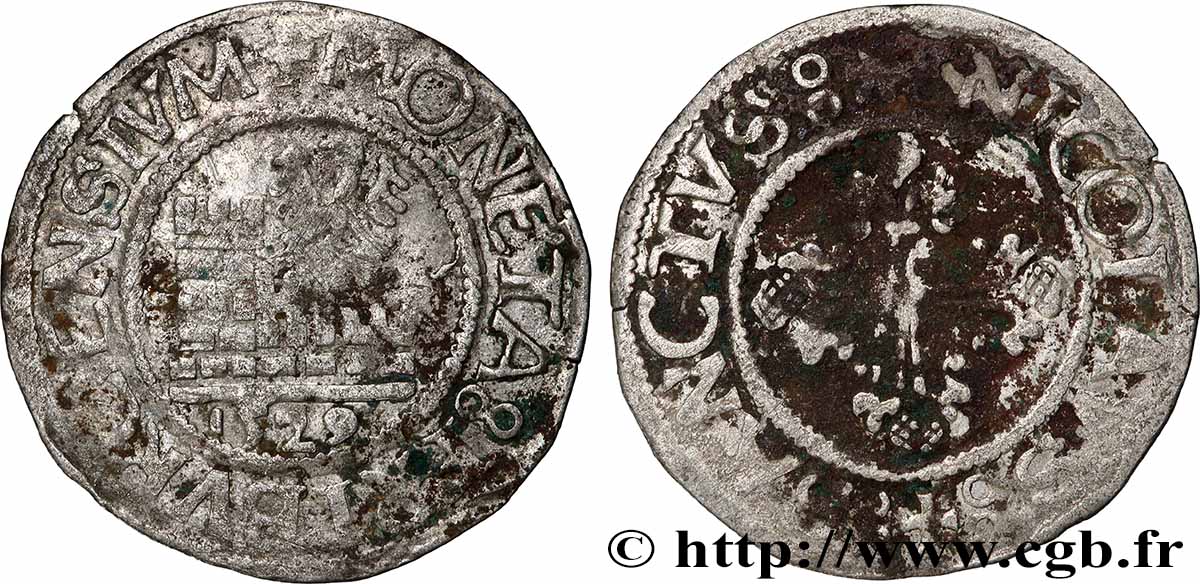 SWITZERLAND - CANTON OF FRIBOURG Gros 1529  VF 