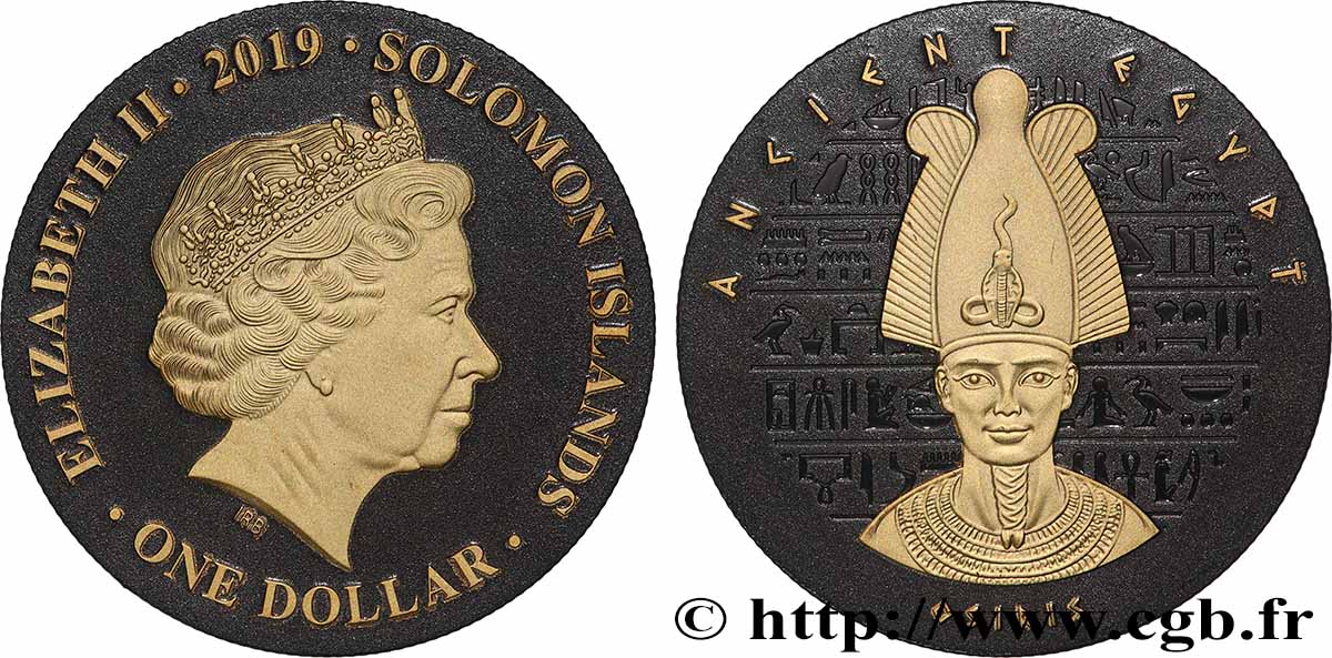ÎLES SALOMON 1 Dollar Osiris 2019  FDC 