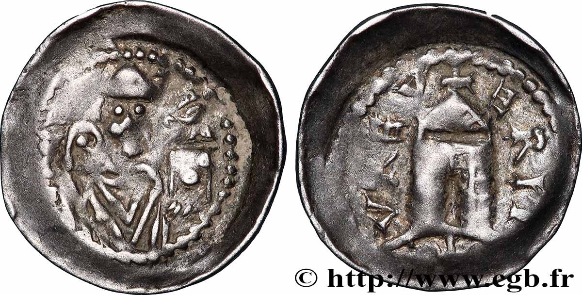 ALLEMAGNE - ÉVÊCHÉ DE TRÈVES - ARNOLD II D&nbsp;ISENBOURG Obole N.D. Trèves TB+ 