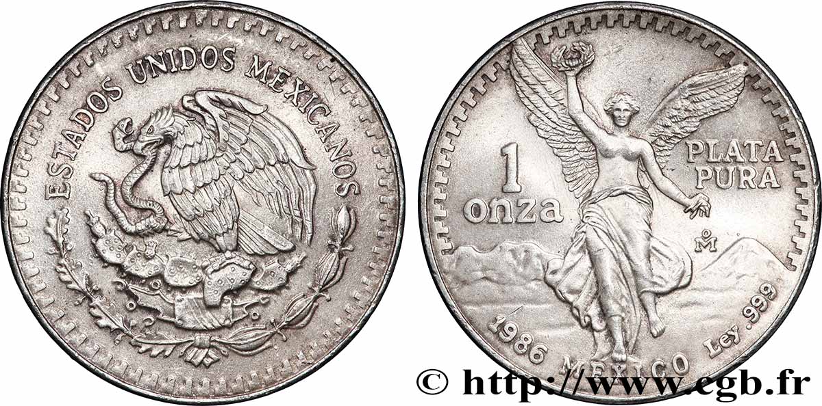 MEXICO 1 Once Victoire ailée 1986 Mexico MS 