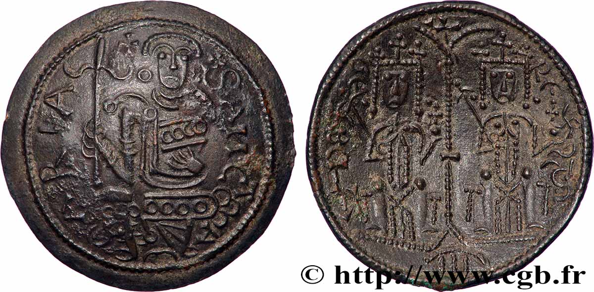 HONGRIE - ROYAUME DE HONGRIE - BELA III Follis c. 1173-1196 Buda SUP 