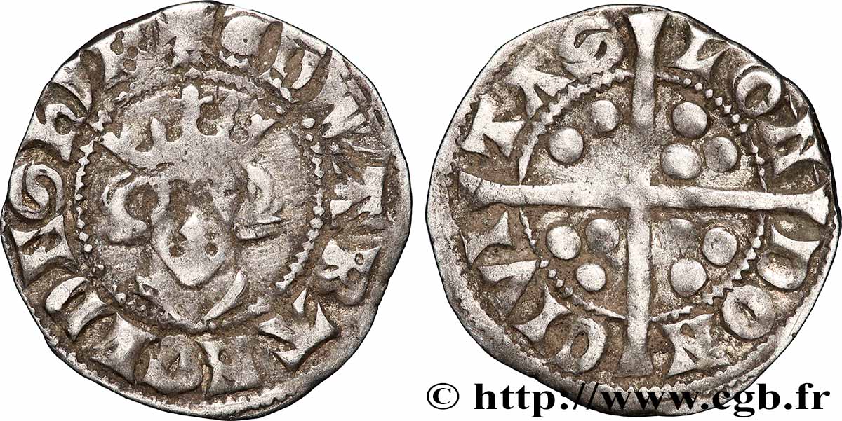 ANGLETERRE - ROYAUME D&nbsp;ANGLETERRE - ÉDOUARD Ier Penny n.d. Londres TTB 