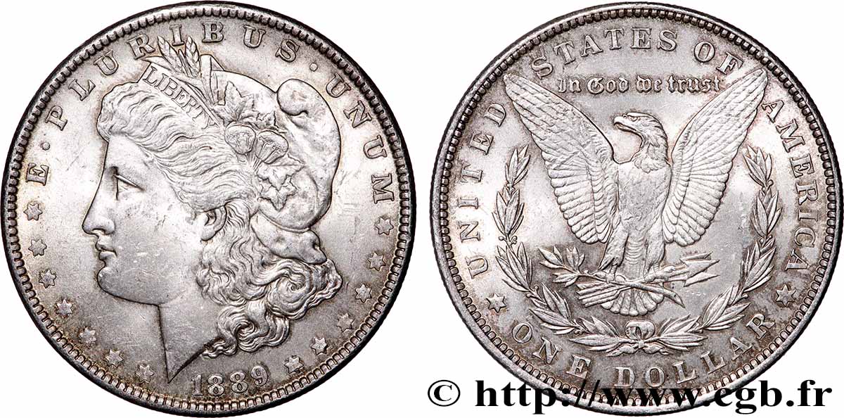 UNITED STATES OF AMERICA 1 Dollar Morgan 1889 Philadelphie AU 