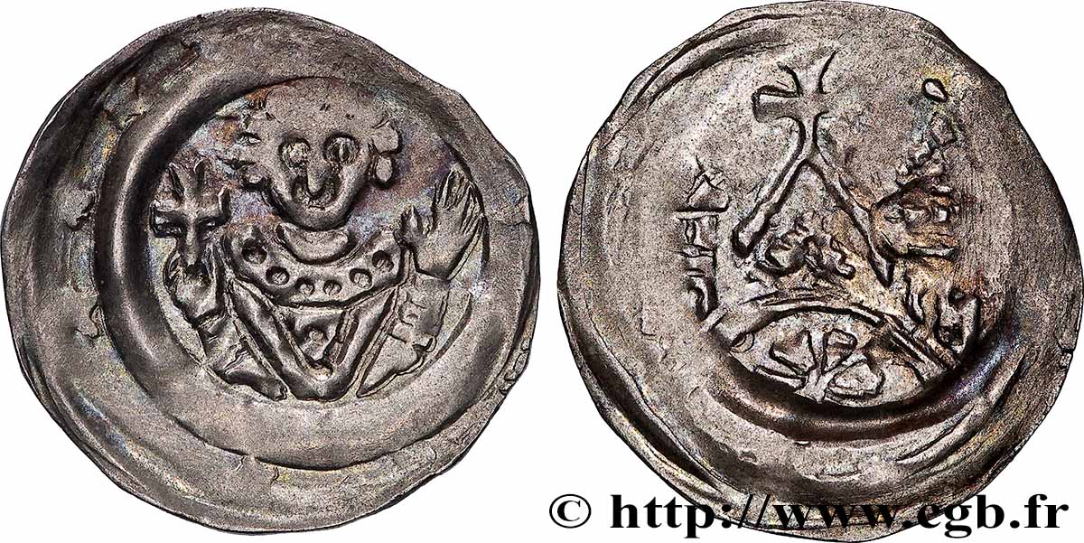 ALLEMAGNE - BAMBERG 1 Pfennig - Heinrich von Bilversheim (1242-1254)  TTB 