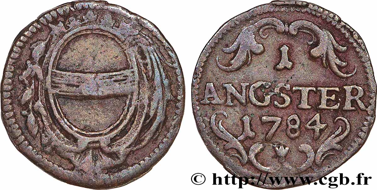 SCHWEIZ - KANTON ZUG 1 Angster 1784  fSS 
