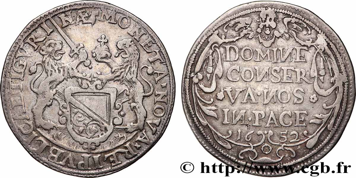 SUISSE - RÉPUBLIQUE DE ZURICH 1/2 Thaler Zurich 1714  TTB 