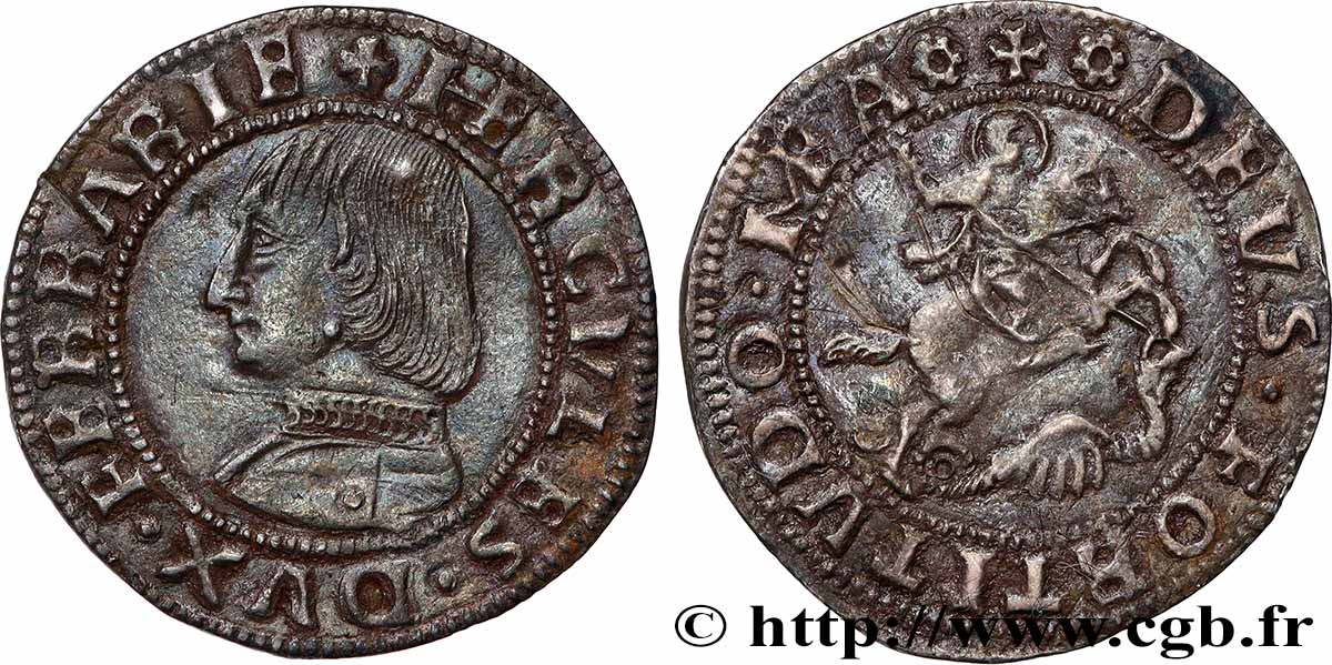 ITALY - FERRARE - HERCULES I Grosso n.d.  AU/AU 