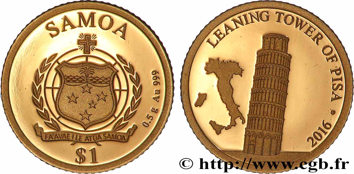 SAMOA 1 Tala Proof Tour de Pise 2016  ST 