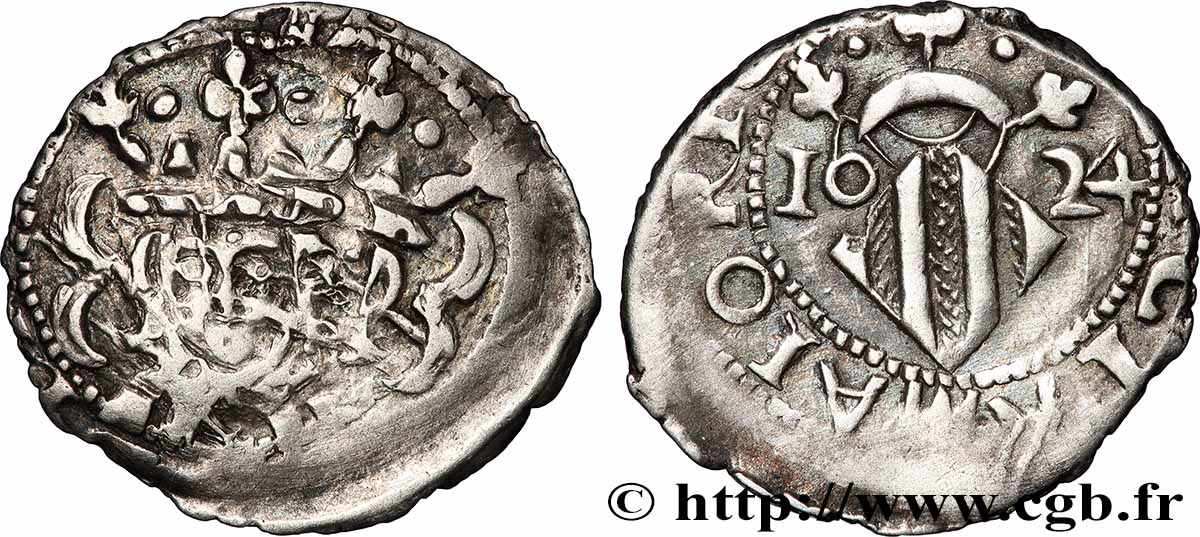 SPAIN - KINGDOM OF SPAIN - PHILIP IV Real 1624 Valence VF 