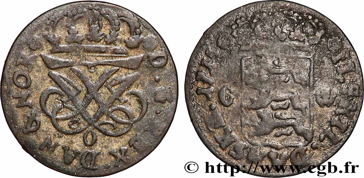 DANEMARK 2 Skilling 1719  TB+ 