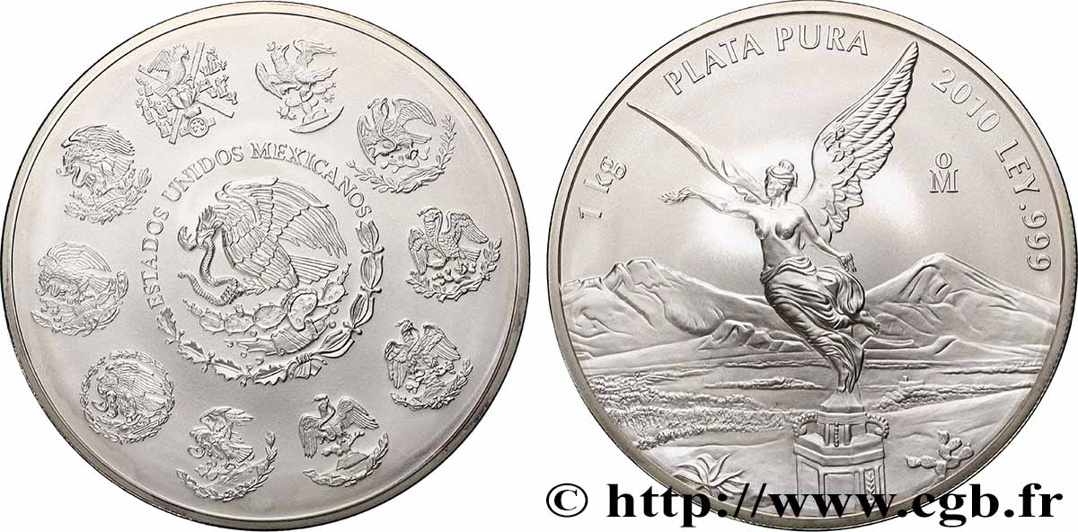 MEXIQUE 1 KG 2010 Mexico FDC 