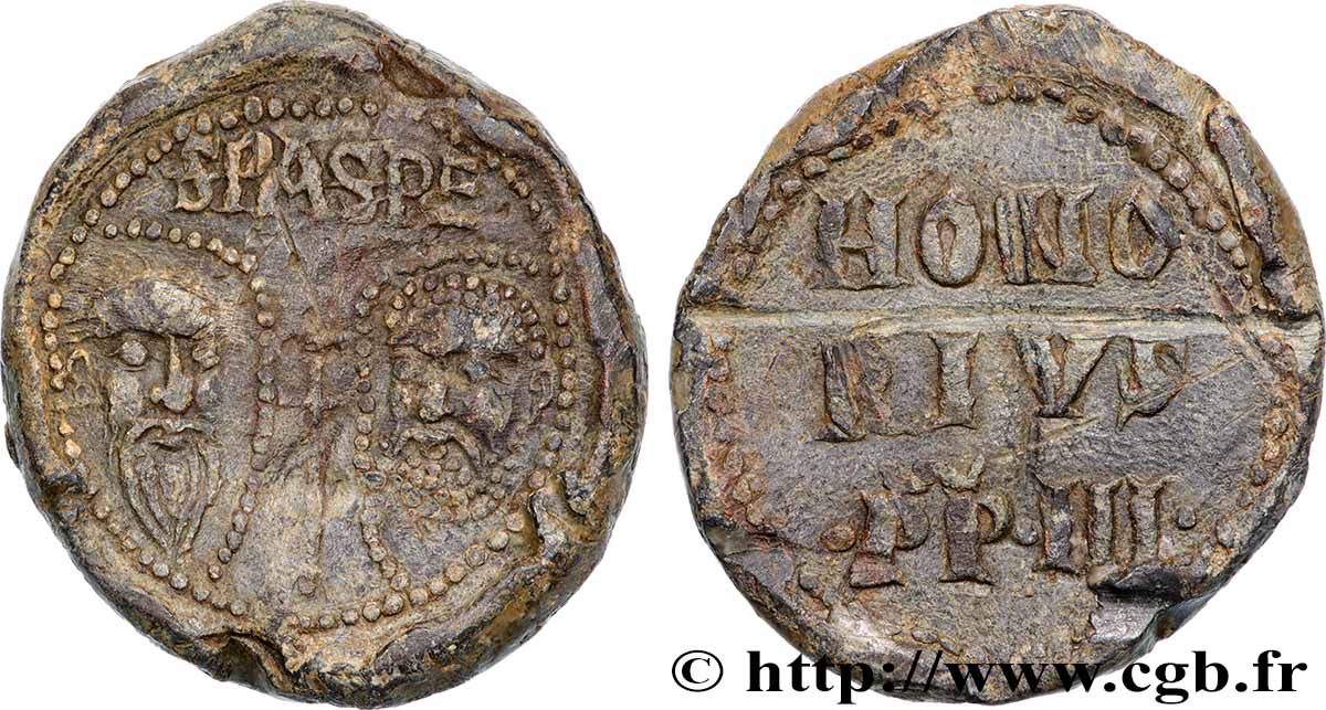 ÉTATS DU PAPE - HONORÉ III Bulle n.d. Rome TTB 