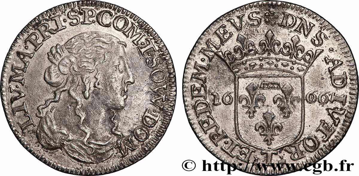LIGURIE - MARQUISAT DE TASSAROLO - LIVIE CENTURIONI OLTREMARINI MALASPINI Douzième d&nbsp;écu ou Luigino 1668 Tassarolo fVZ 