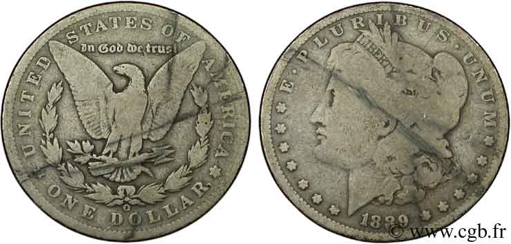 ESTADOS UNIDOS DE AMÉRICA 1 Dollar type Morgan 1889 Nouvelle-Orléans - O BC 