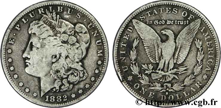 ESTADOS UNIDOS DE AMÉRICA 1 Dollar type Morgan 1882 San Francisco - S BC 