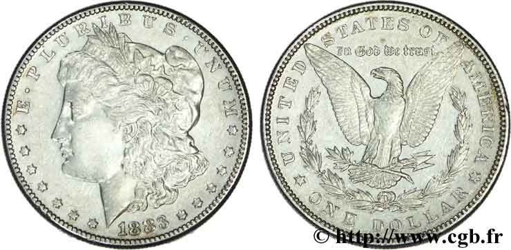 STATI UNITI D AMERICA 1 Dollar type Morgan 1883 Philadelphie BB 
