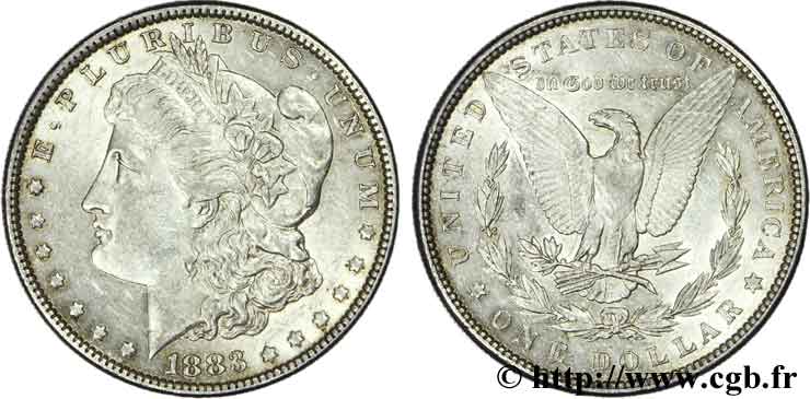 ESTADOS UNIDOS DE AMÉRICA 1 Dollar type Morgan 1883 Philadelphie EBC 