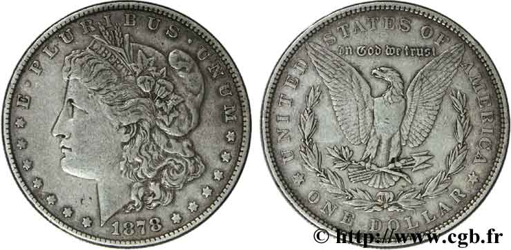 ESTADOS UNIDOS DE AMÉRICA 1 Dollar type Morgan 1878 Philadelphie MBC 