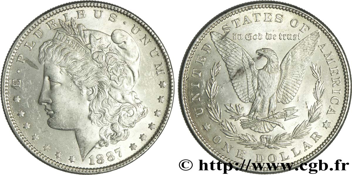 UNITED STATES OF AMERICA 1 Dollar type Morgan 1887 Philadelphie AU 